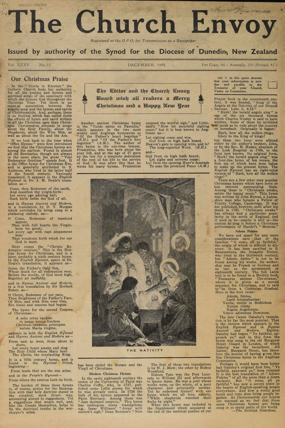 The Church Envoy December 1948
