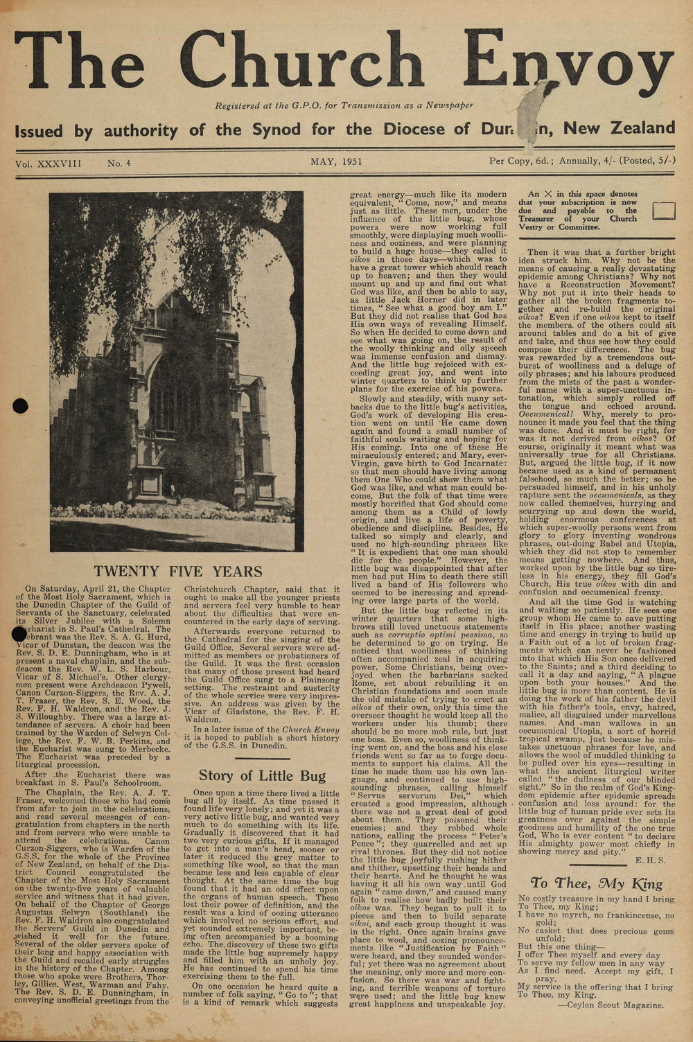 The Church Envoy May 1951
