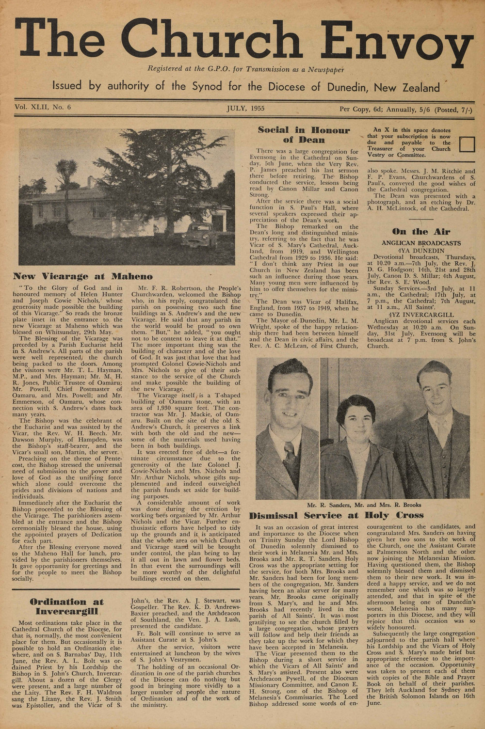 The Church Envoy July 1955