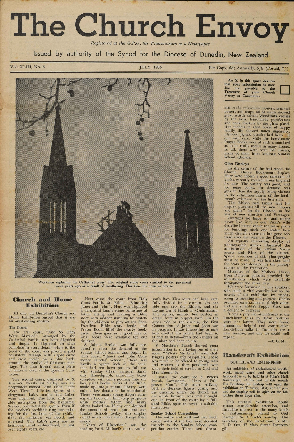 The Church Envoy July 1956