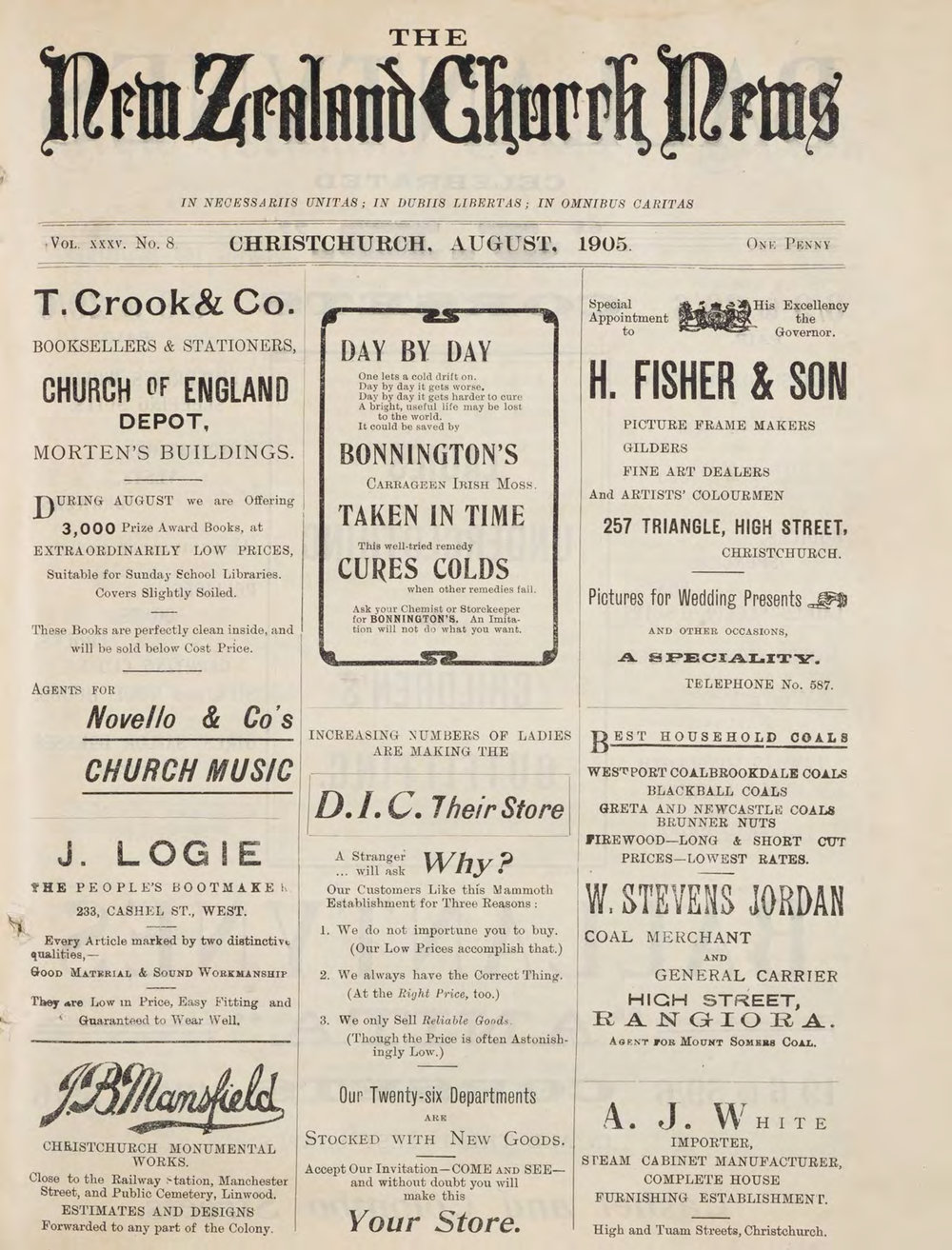 The New Zealand Church News Churchnews_1905_08