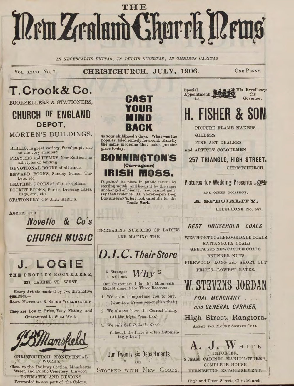 The New Zealand Church News Churchnews_1906_07
