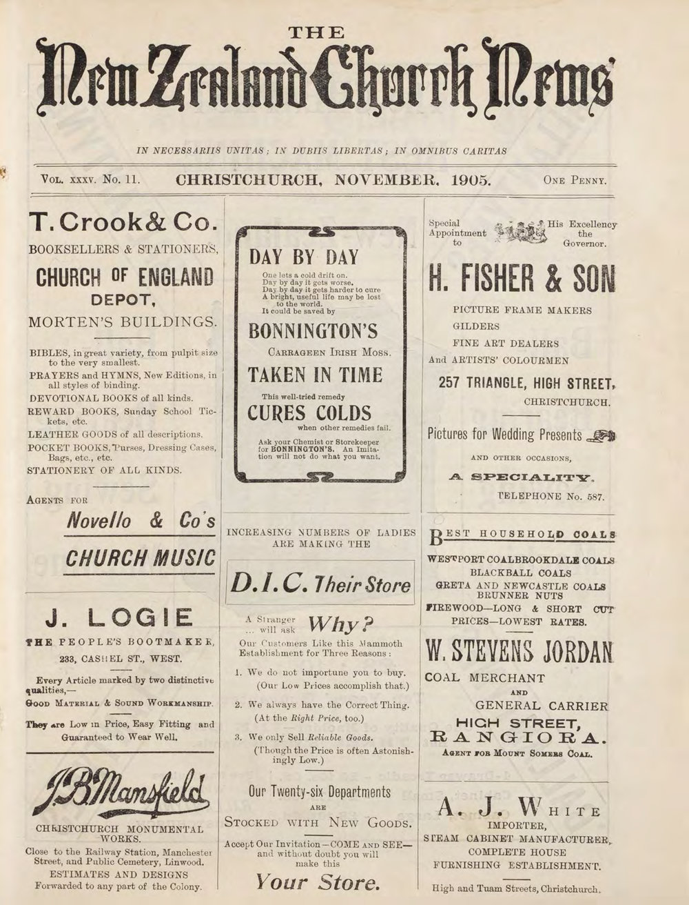 The New Zealand Church News Churchnews_1905_11