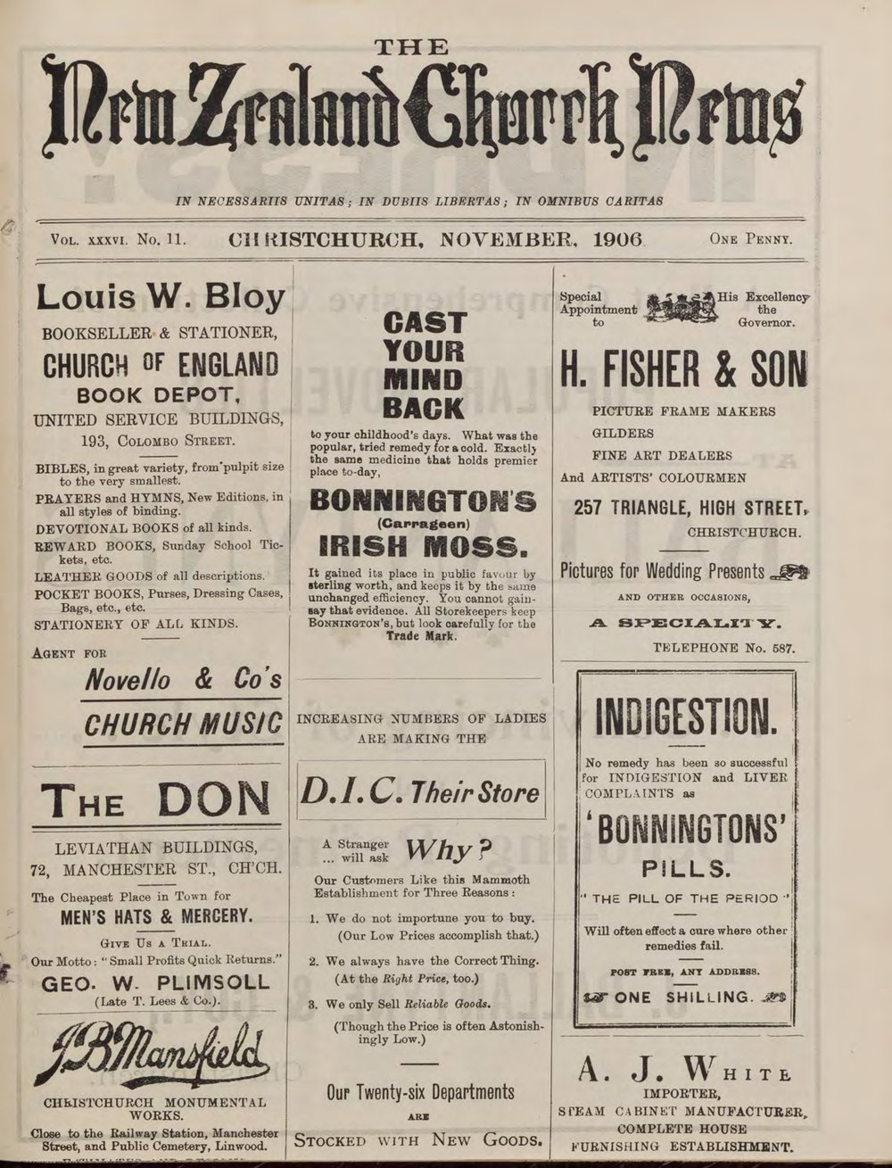 The New Zealand Church News Churchnews_1906_11