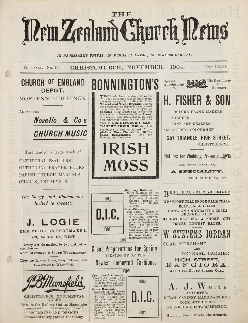The New Zealand Church News Churchnews_1904_11