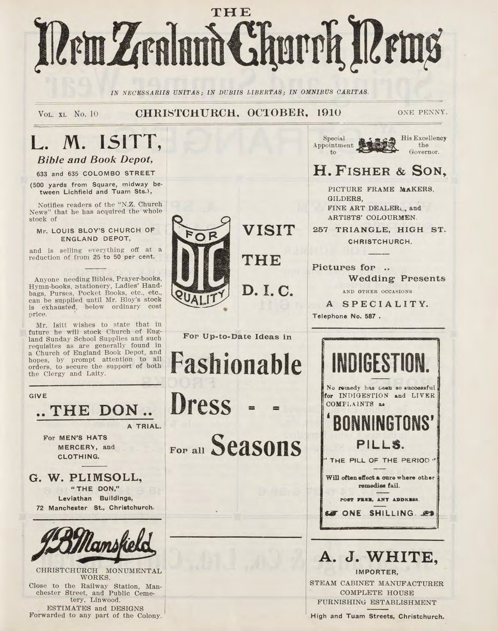 The New Zealand Church News Churchnews_1910_10