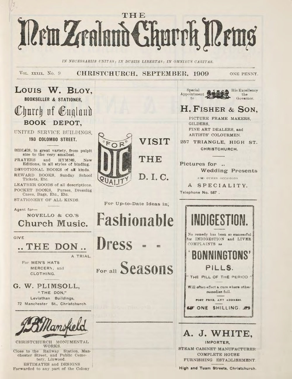 The New Zealand Church News Churchnews_1909_09