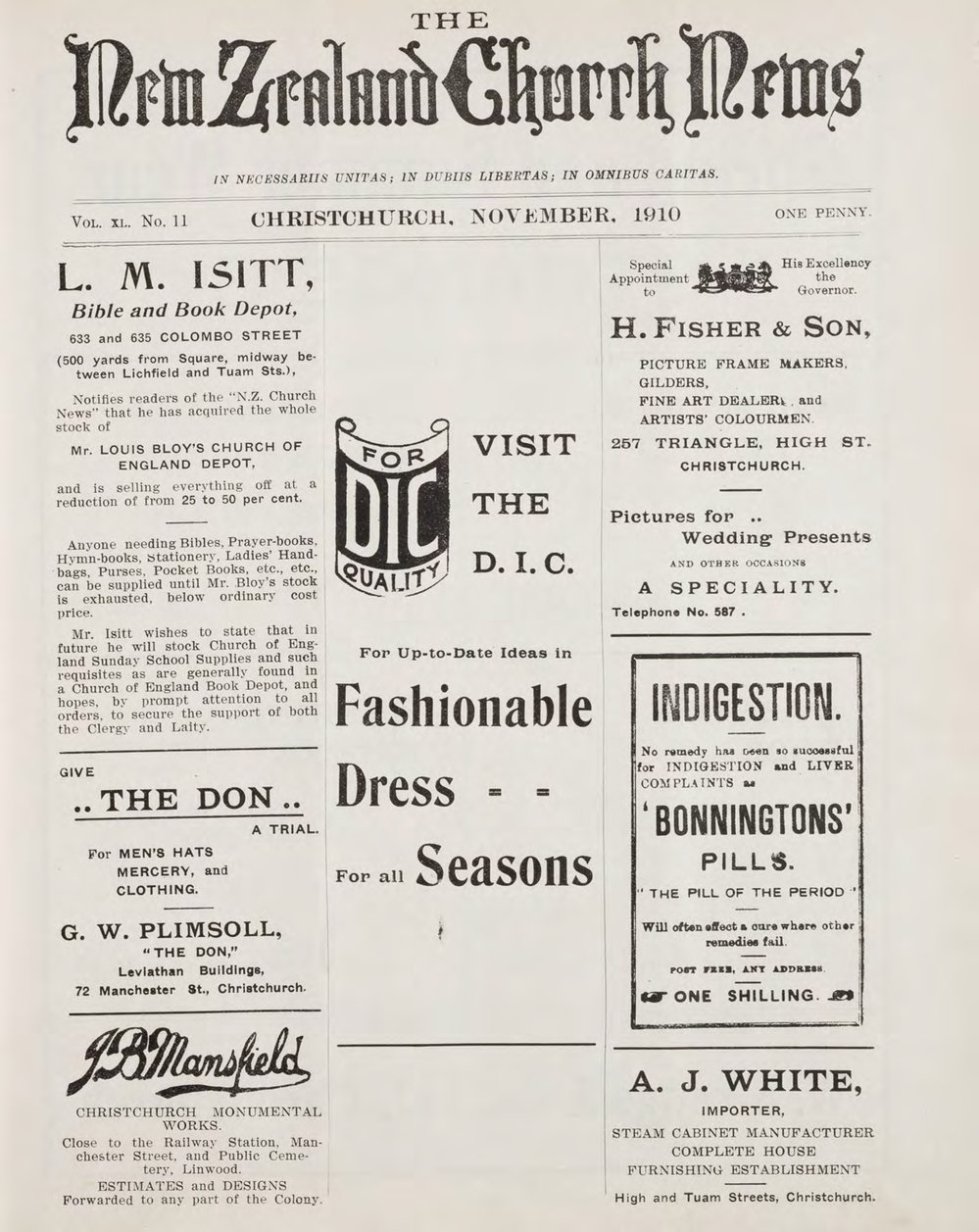 The New Zealand Church News Churchnews_1910_11