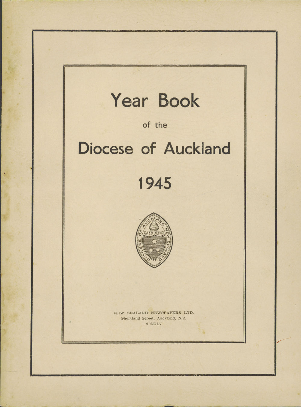 Year Book of the Diocese of Auckland 1945