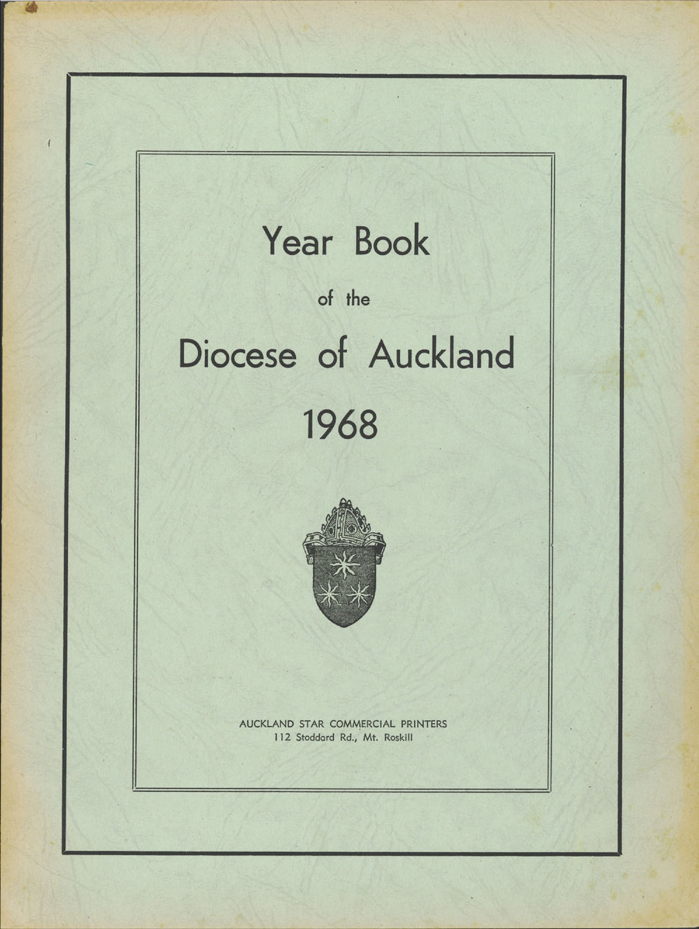 Year Book of the Diocese of Auckland 1968