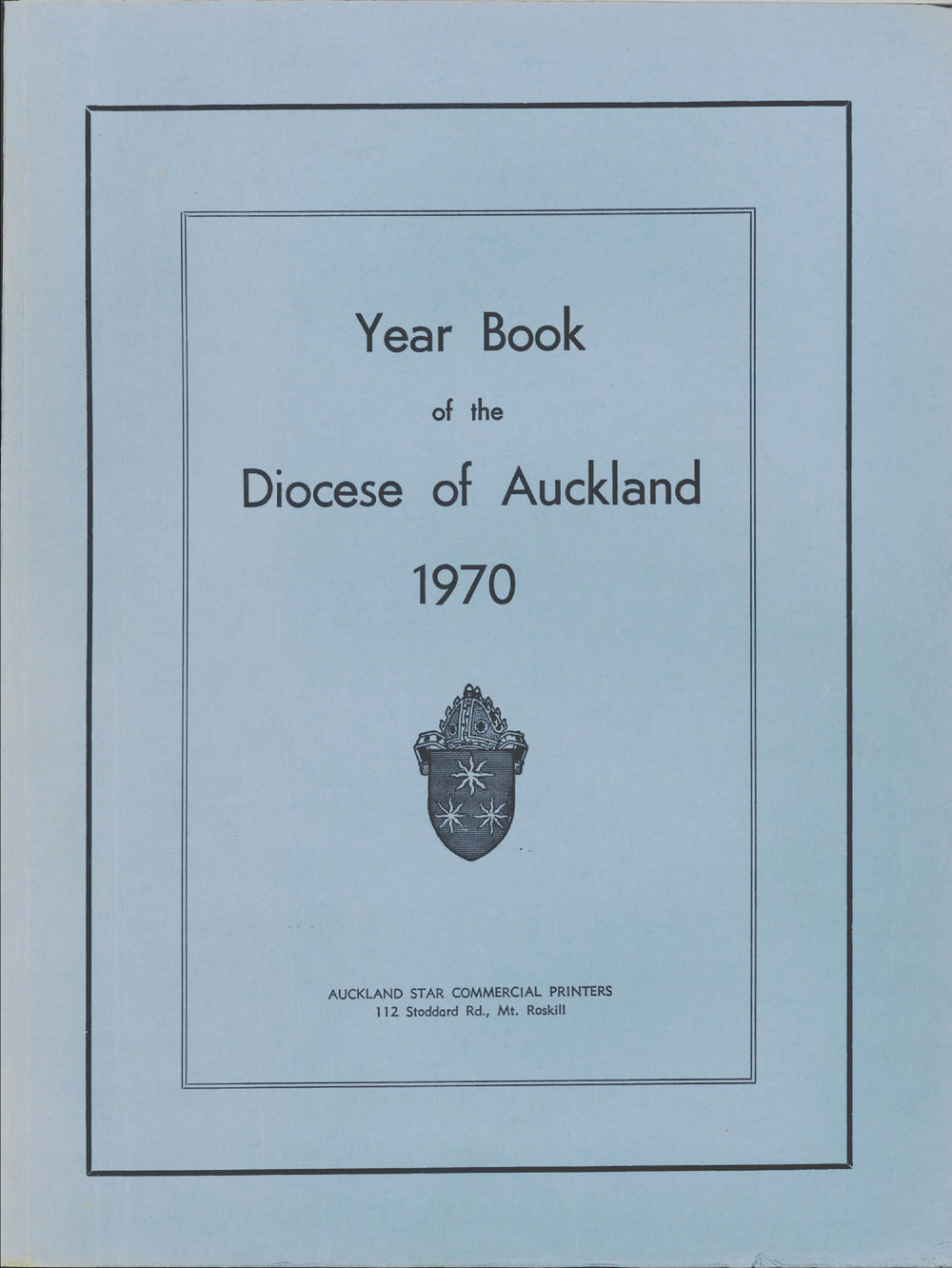 Year Book of the Diocese of Auckland 1970