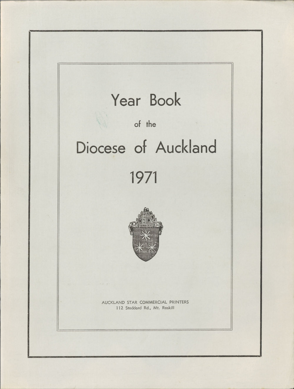 Year Book of the Diocese of Auckland 1971