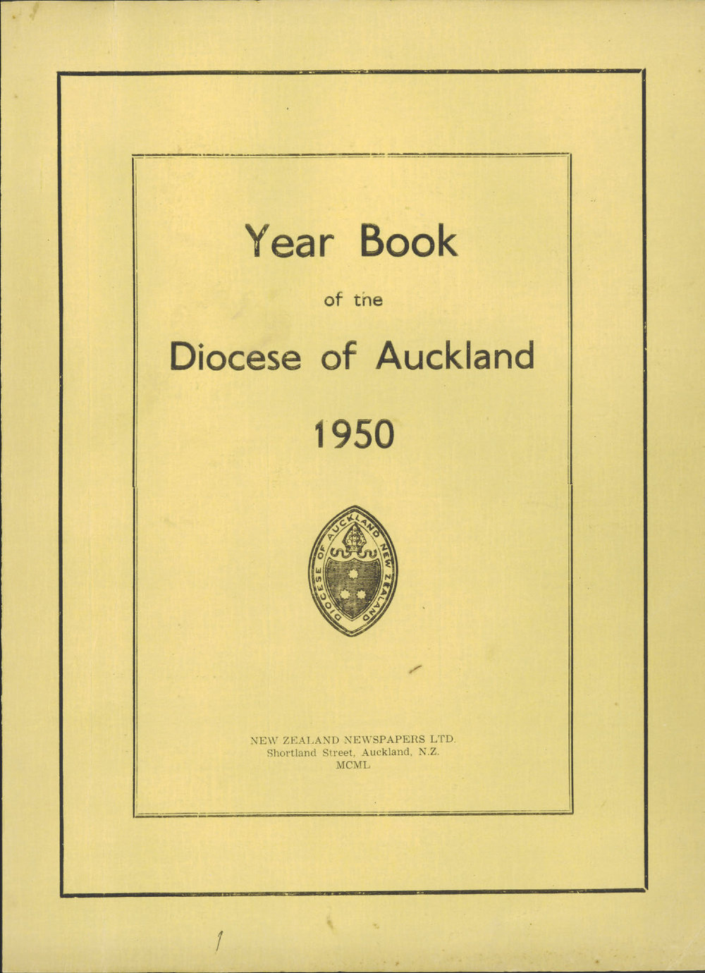 Year Book of the Diocese of Auckland 1950