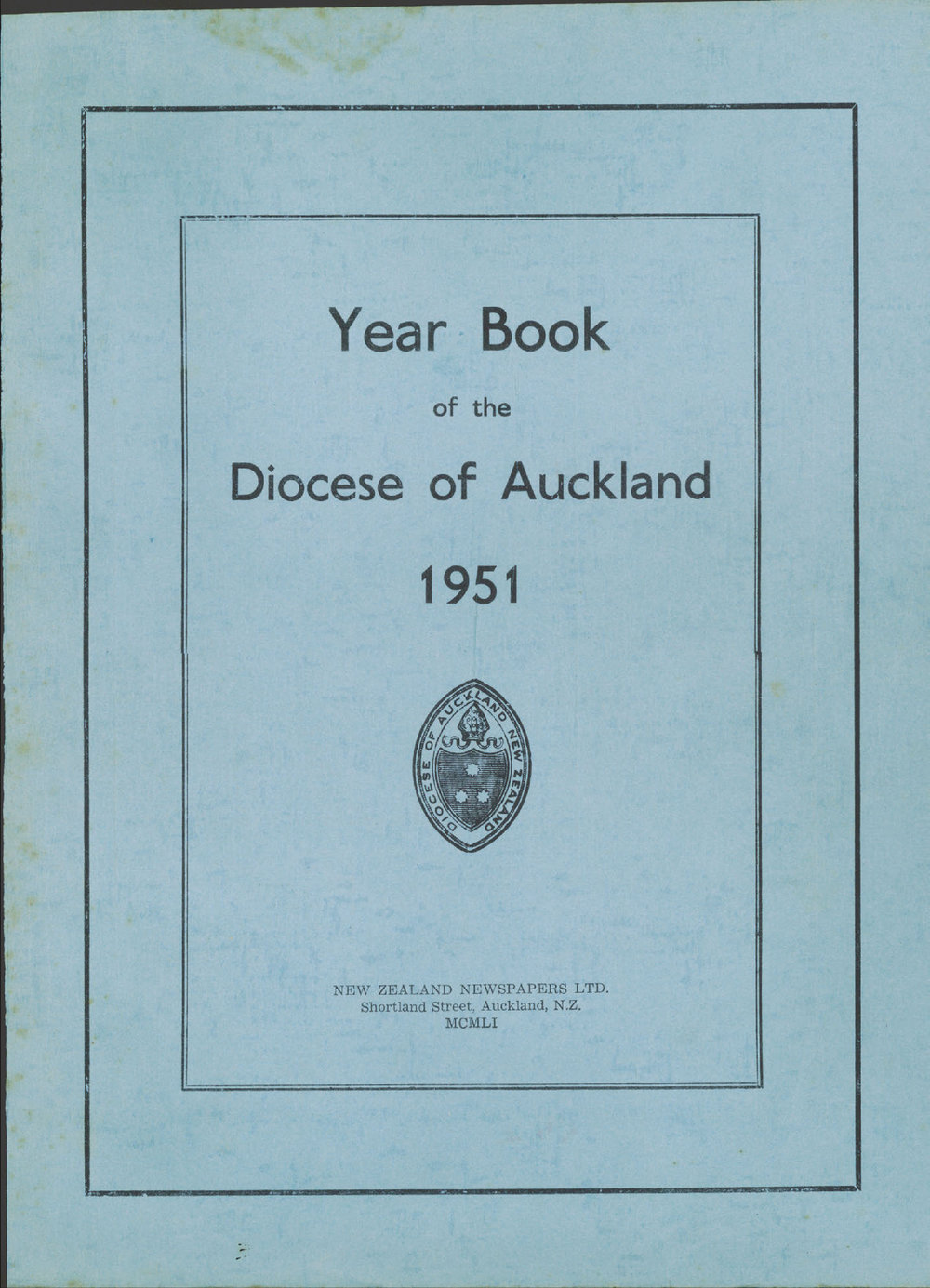 Year Book of the Diocese of Auckland 1951