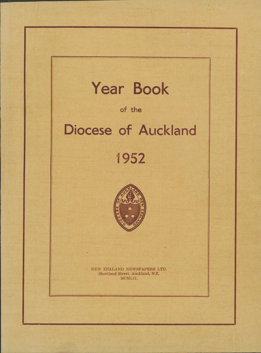 Year Book of the Diocese of Auckland 1952