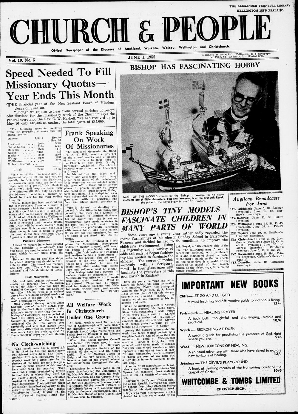 Church &amp; People: June 1955