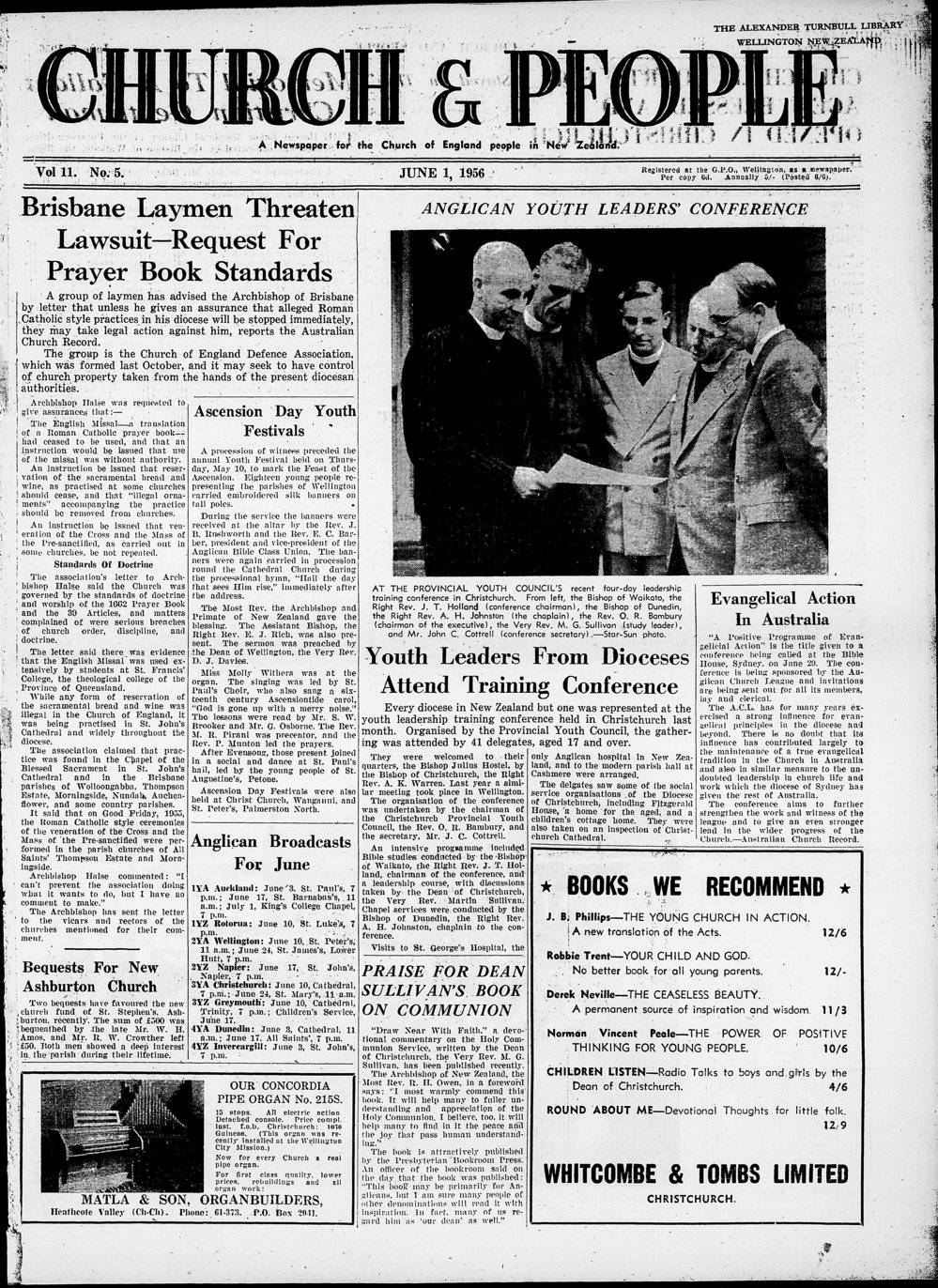 Church &amp; People: June 1956