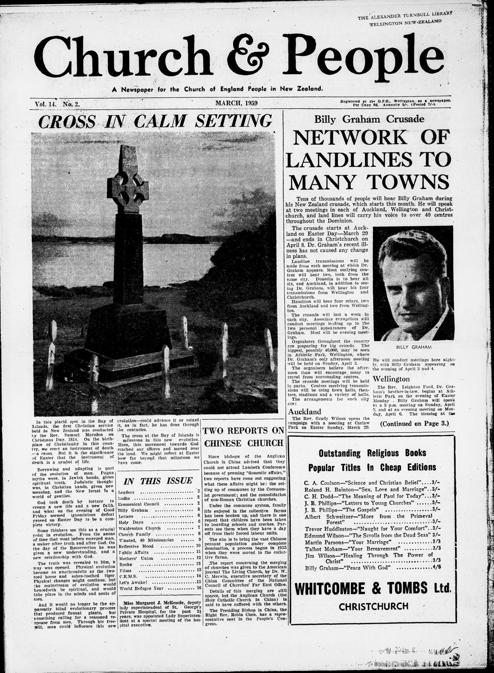 Church &amp; People: March 1959