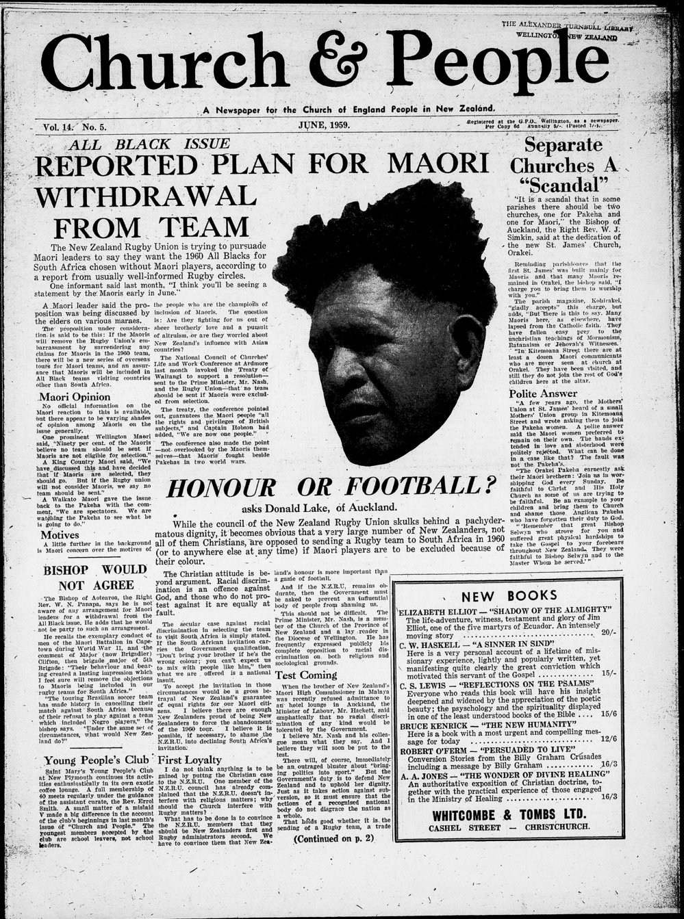 Church &amp; People: June 1959