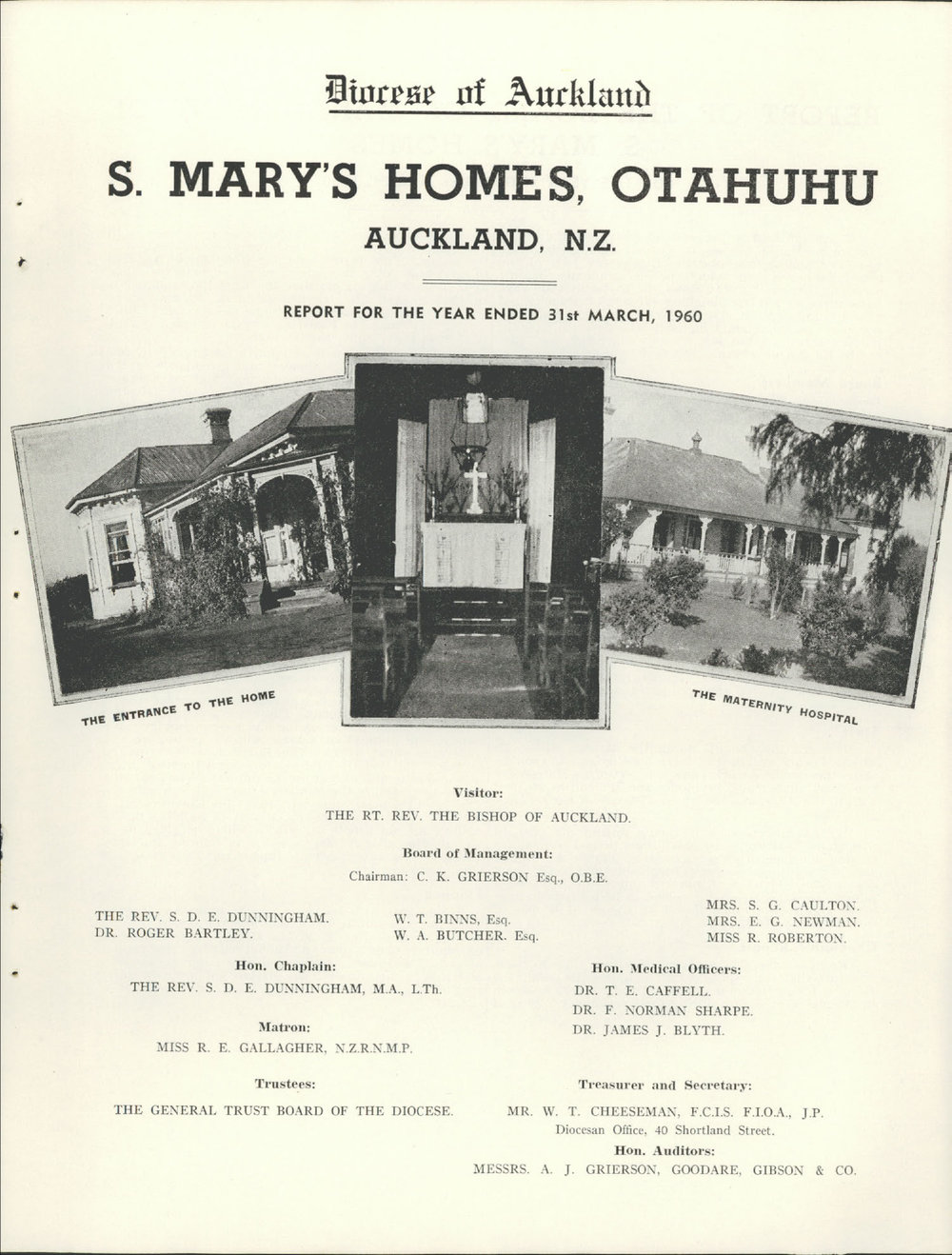 St. Mary's Homes Report 1960