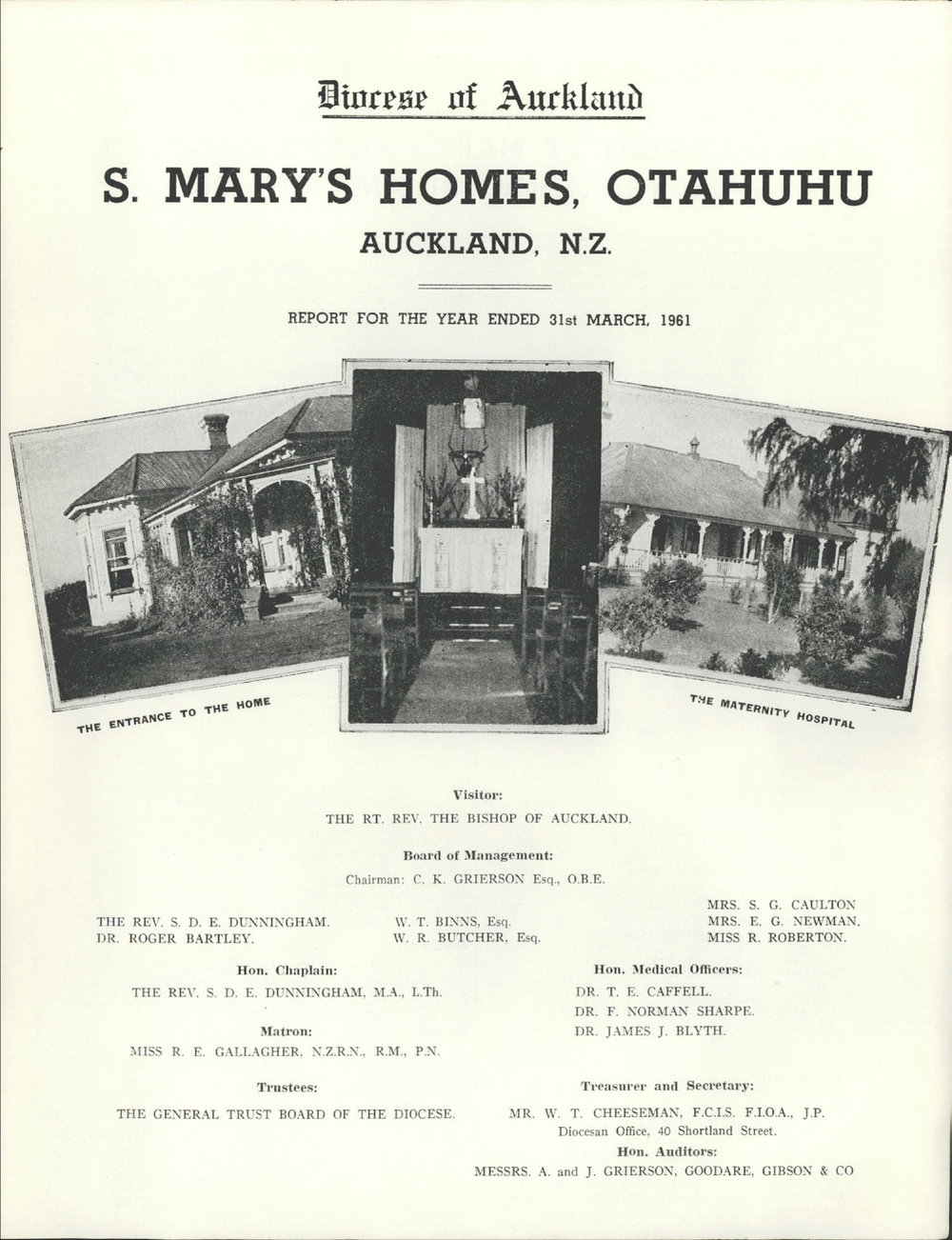 St. Mary's Homes Report 1961
