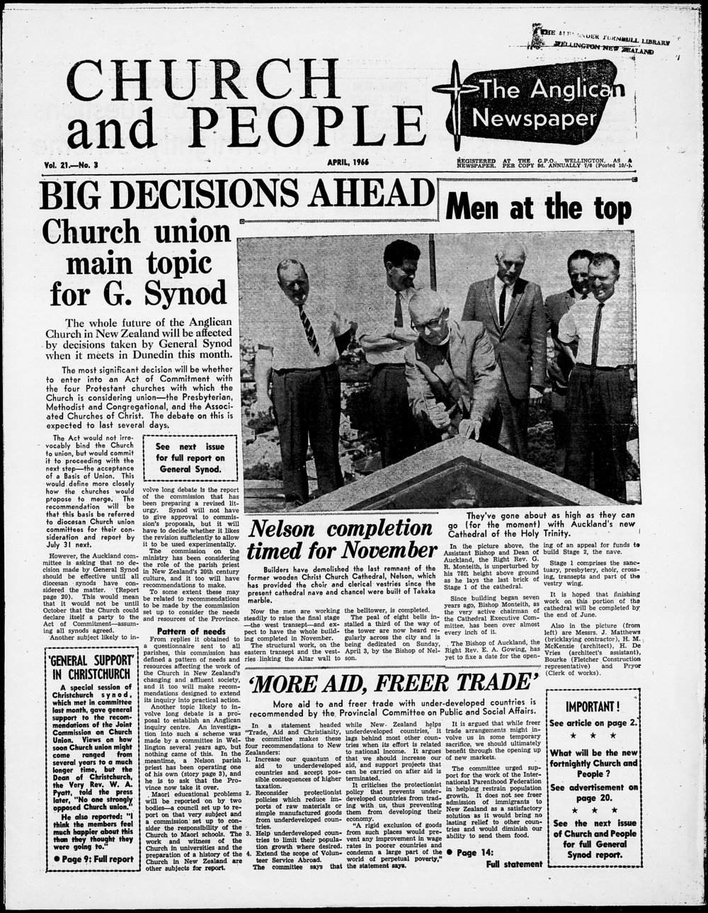 Church &amp; People: April 1966