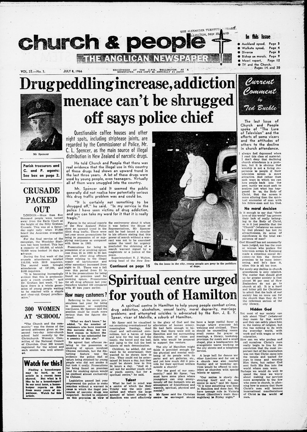 Church &amp; People: 8th July 1966