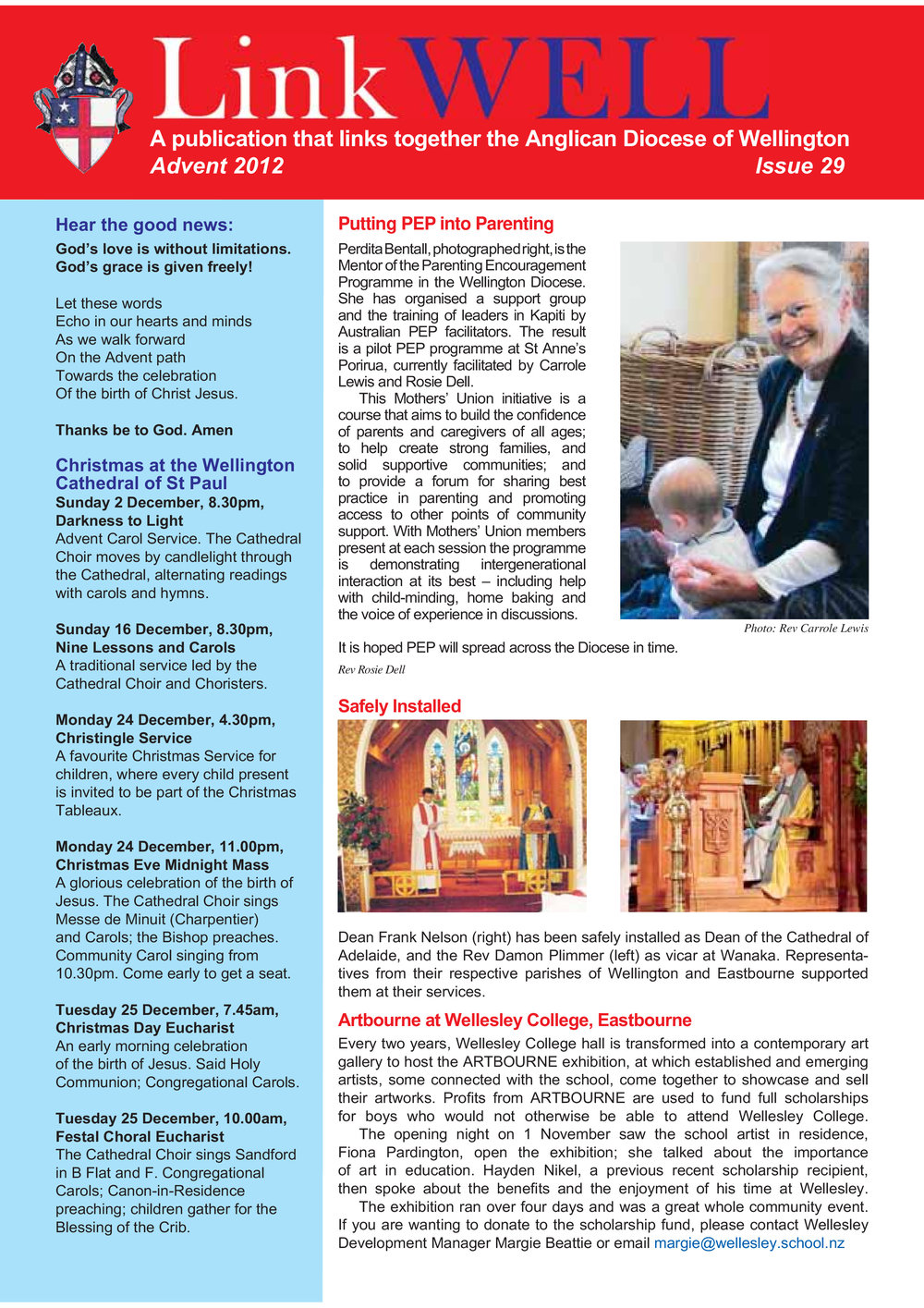 LinkWell Advent 2012 Issue 29