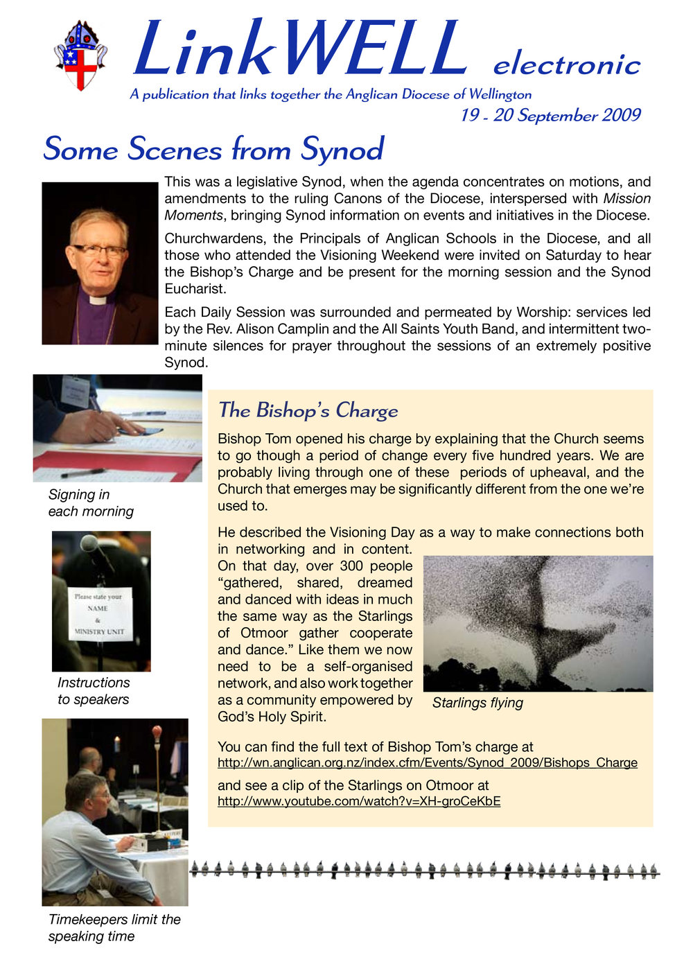 LinkWell Synod News September 2009