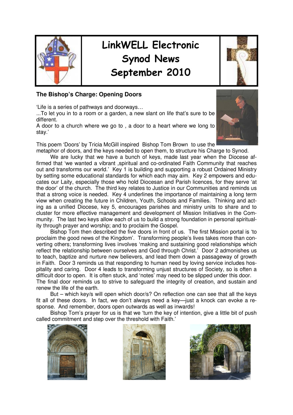 LinkWell Synod News September 2010