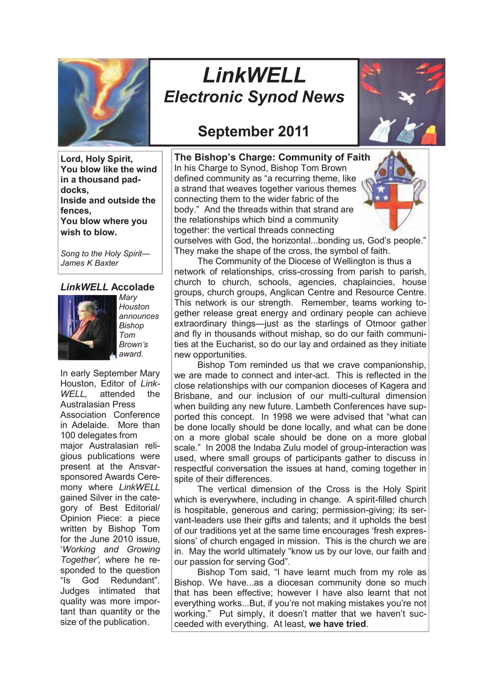 LinkWell Synod News September 2011