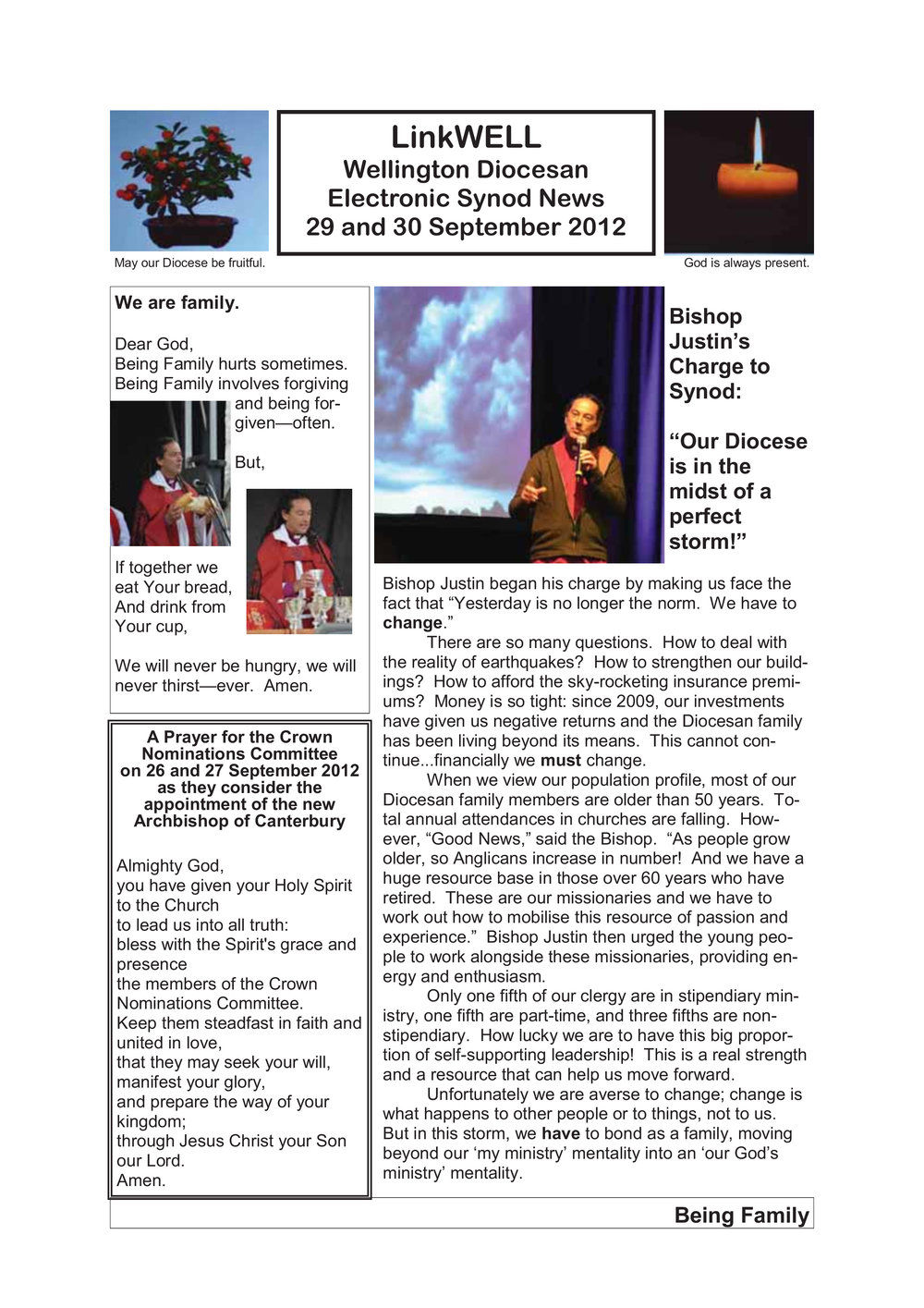 LinkWell Synod News September 2012