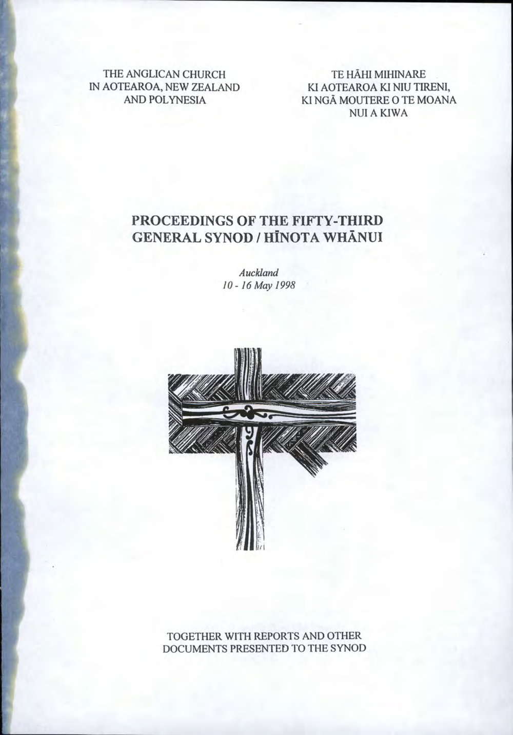 Proceedings of the General Synod: 53rd General Synod, 1998