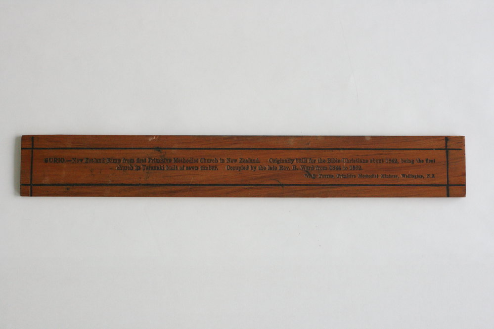 Carved and Varnished piece of New Zealand Rimu
