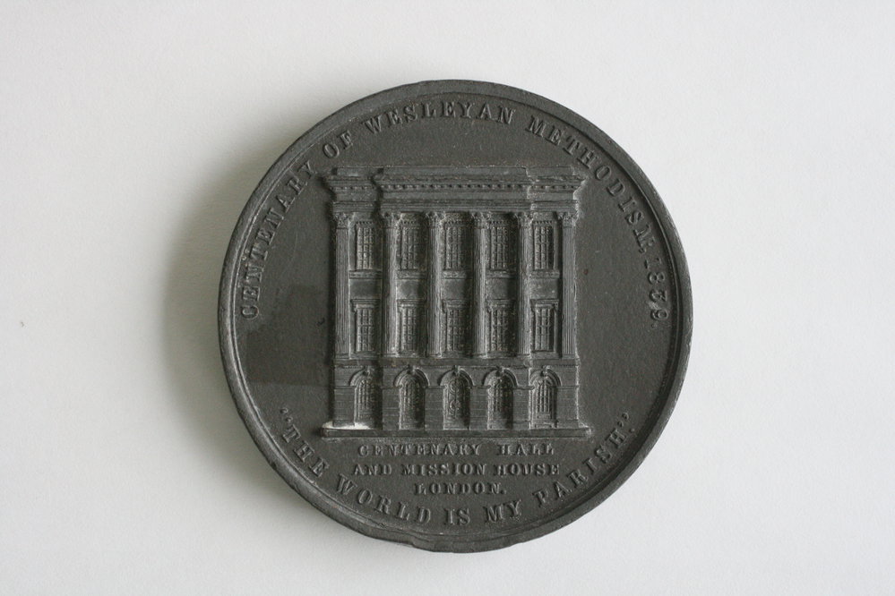 Metal Medallion - Centenary of Wesleyan Methodism, 1859