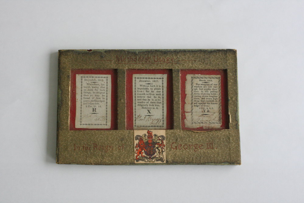 Triptych of Three Bible verses on Paper