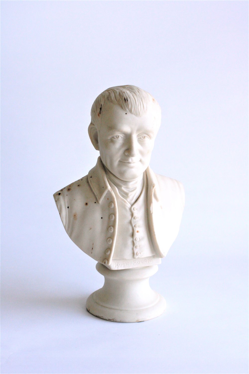 Stone bust of Hugh Bourne