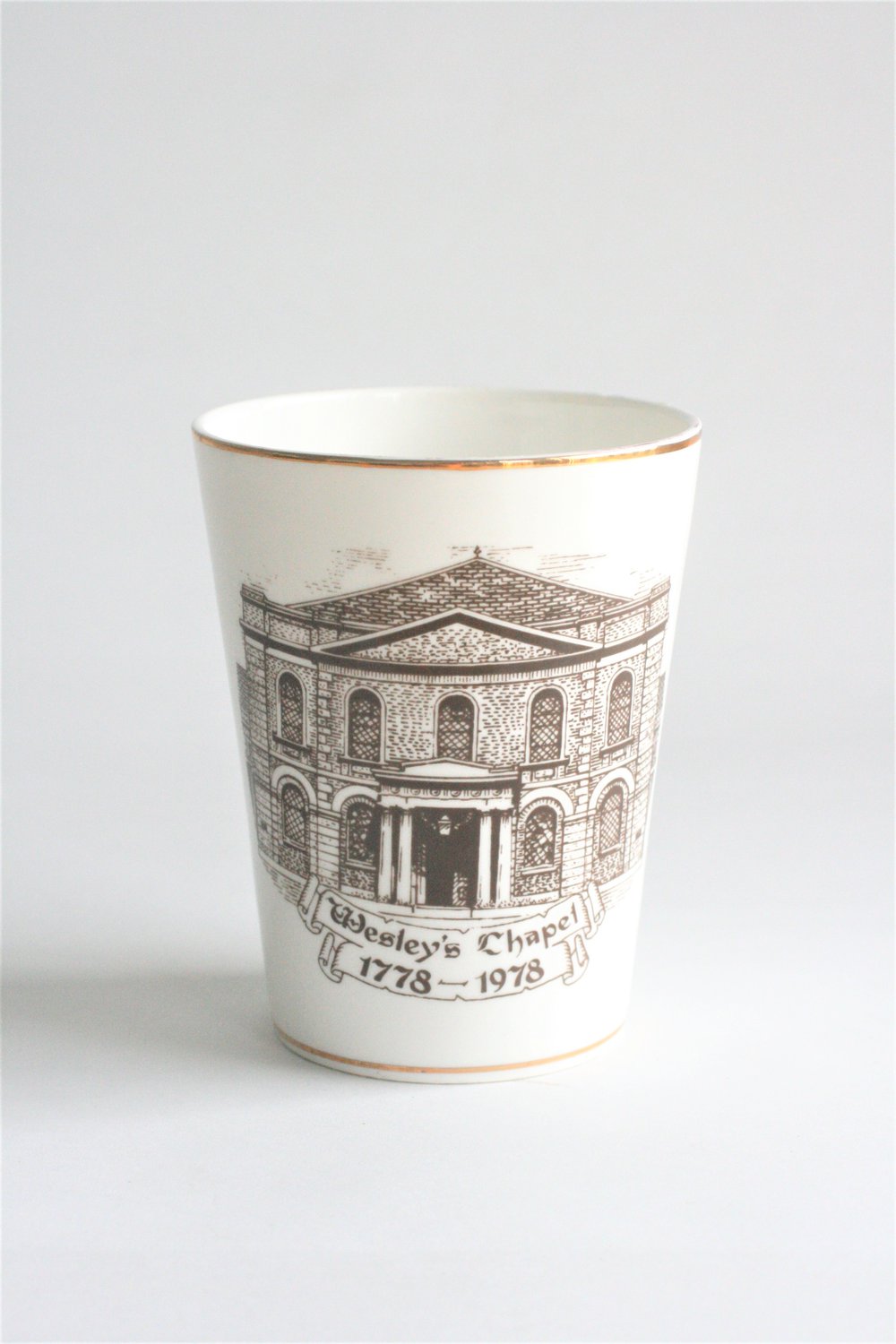 Wesley's Chapel Handleless China Mug