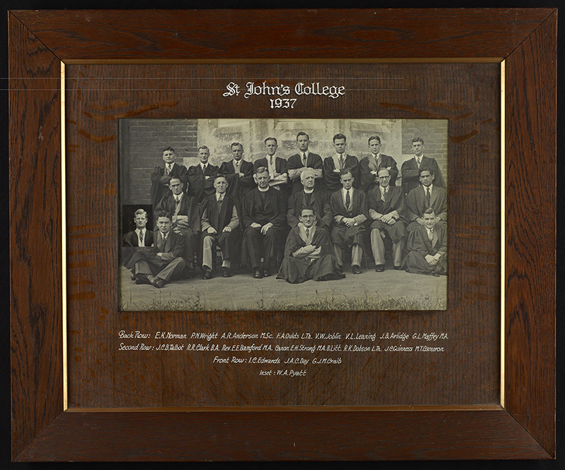 St John's College Class Photo 1937