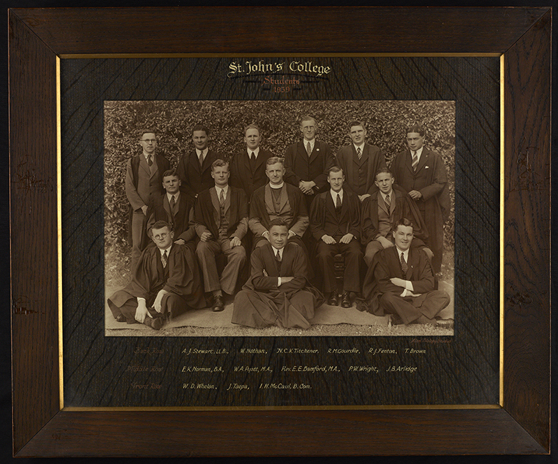 St John's College Class Photo 1939