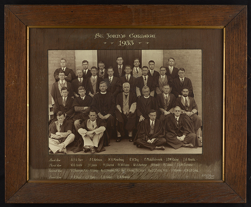 St John's College Class Photo 1933