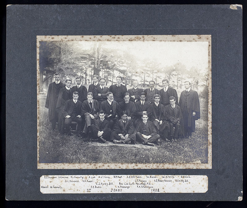 St John's College Class Photo 1908
