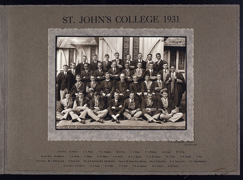 St John's College Class Photo 1931