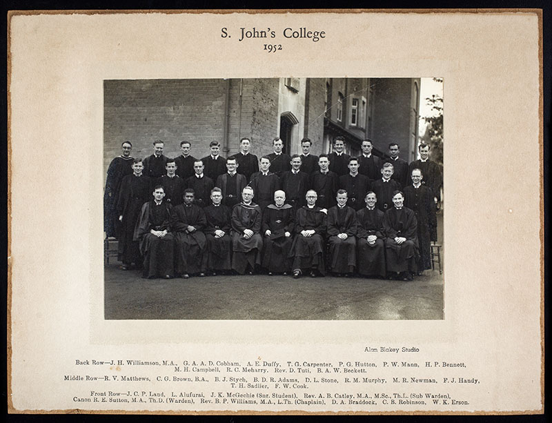 St John's College Class Photo 1952