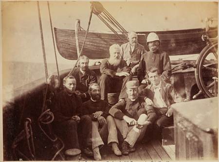 Captain Bongard and Mission Party on Board S.X.