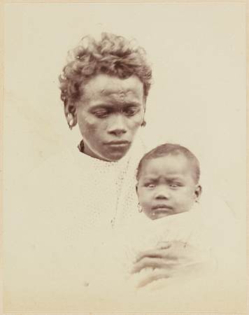 Melanesian Woman with Child