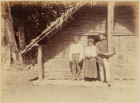 Rev T. Cullwick, George and Alice Naravonvon, Ureparapara