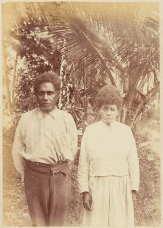 Rev George Sarawia and his wife Sarah. Mota.