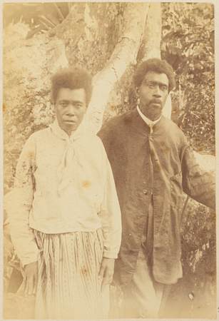 Rev Walter Woser and his wife Cecilia, Motalava