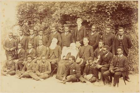 Bishop Leonard Williams ... and Melanesian Boys, Napier